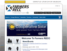 Tablet Screenshot of farmersrecc.com